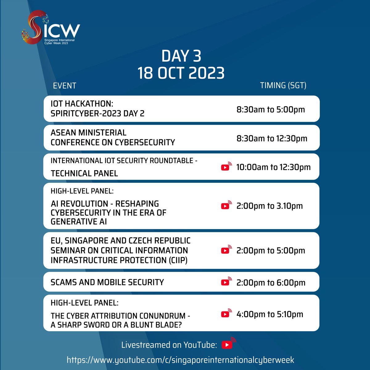 Check out this preview of what you can expect on the third day of #SICW2023!