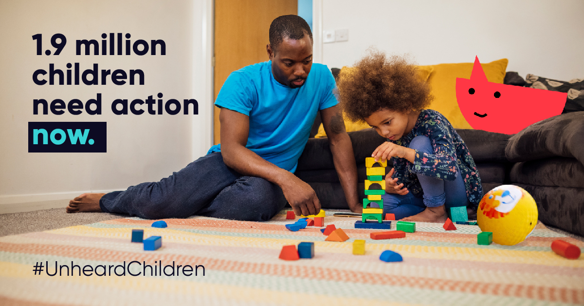 Our #UnheardChildren report estimates that 1.9 million children are behind with their talking and understanding of words — the highest number ever recorded.

We must act now. Read on to learn how you can stand up for young futures: speechandlanguage.org.uk/listening-to-u…