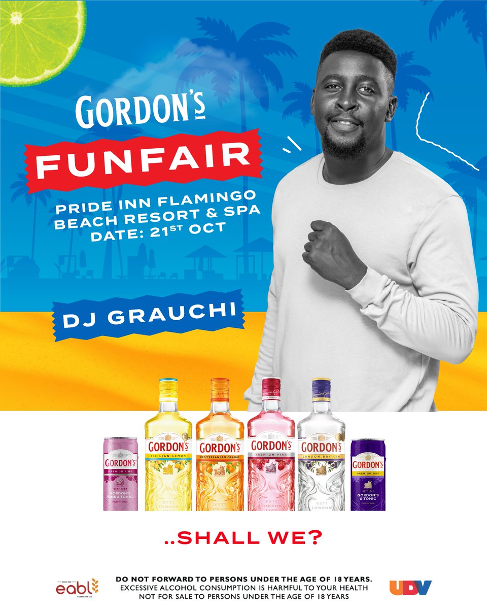 danson_gique's tweet photo. Tumefikiwa! Dj Grauchi on the decks  many others watakuwa #GordonsFunfair on the 21st October at Pride Inn Flamingo Beach Resort and Spa Mombasa lazima tufikee!  
Chukua tickets sahii  from https://t.co/8kUCSEFXq1 for the Fun Fair Festival. Twende! 
@GinOclockKenya https://t.co/azXvfXgduY