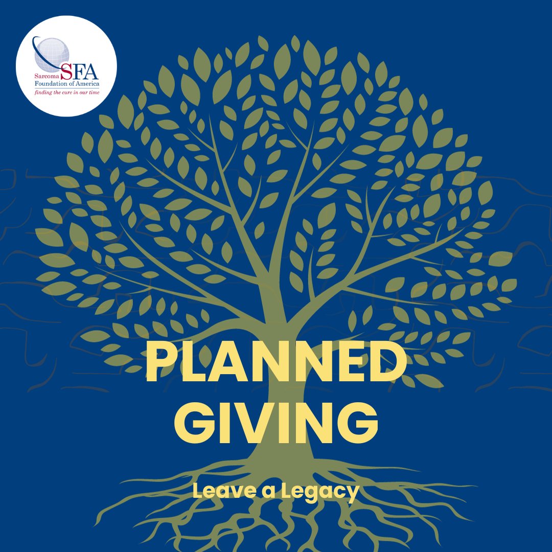 Making a charitable gift from your estate to SFA enables you to achieve your philanthropic and financial goals while significantly impacting a brighter future for #sarcoma patients.
Learn more at curesarcoma.link/plannedgiving #CureSarcoma #PlannedGiving #Cancer #SFAGivingTuesday