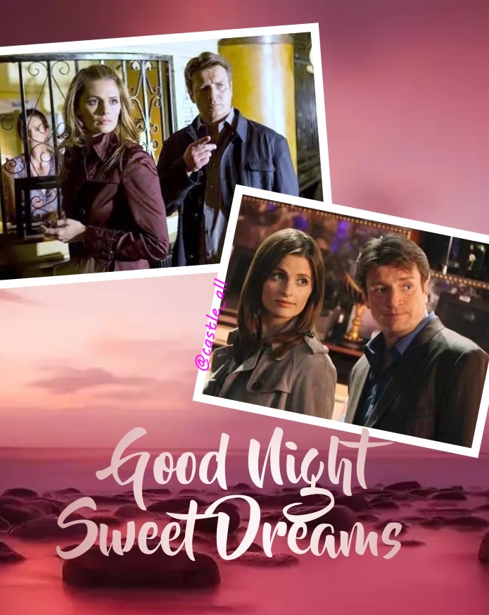 "Don't be pushed around by the fears in your mind. Be led by the dreams in your heart."😉
<a href="/germannateclub/">GermanNateClub</a> <a href="/jalberg8/">James</a> <a href="/pocs80/">Jutta Streicher 🕊️</a> <a href="/Chrissychatt/">Christine</a> <a href="/koshaid1/">𝐆𝐮𝐬 𝐇𝐚𝐲𝐝𝐨𝐧 🕊🇬🇷</a> <a href="/gayle_lynne/">Gayle-Lynne</a> <a href="/Birgit0511/">Birgit R. 🌻</a> <a href="/anysogo/">ANA MARÍA SOGO</a> <a href="/vali_k/">Valerie</a>
We wish all followers, #Caskett and #Castle fans a peaceful night with heavenly dreams. 🤗