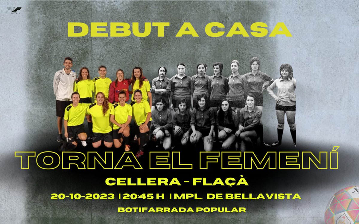 Divendres debut al Municipal de Bellavista.
Botifarrada popular!
Una bona estrena necessita un bon cartell, gràcies <a href="/jofreab/">Jofre Amargant Bosch</a>