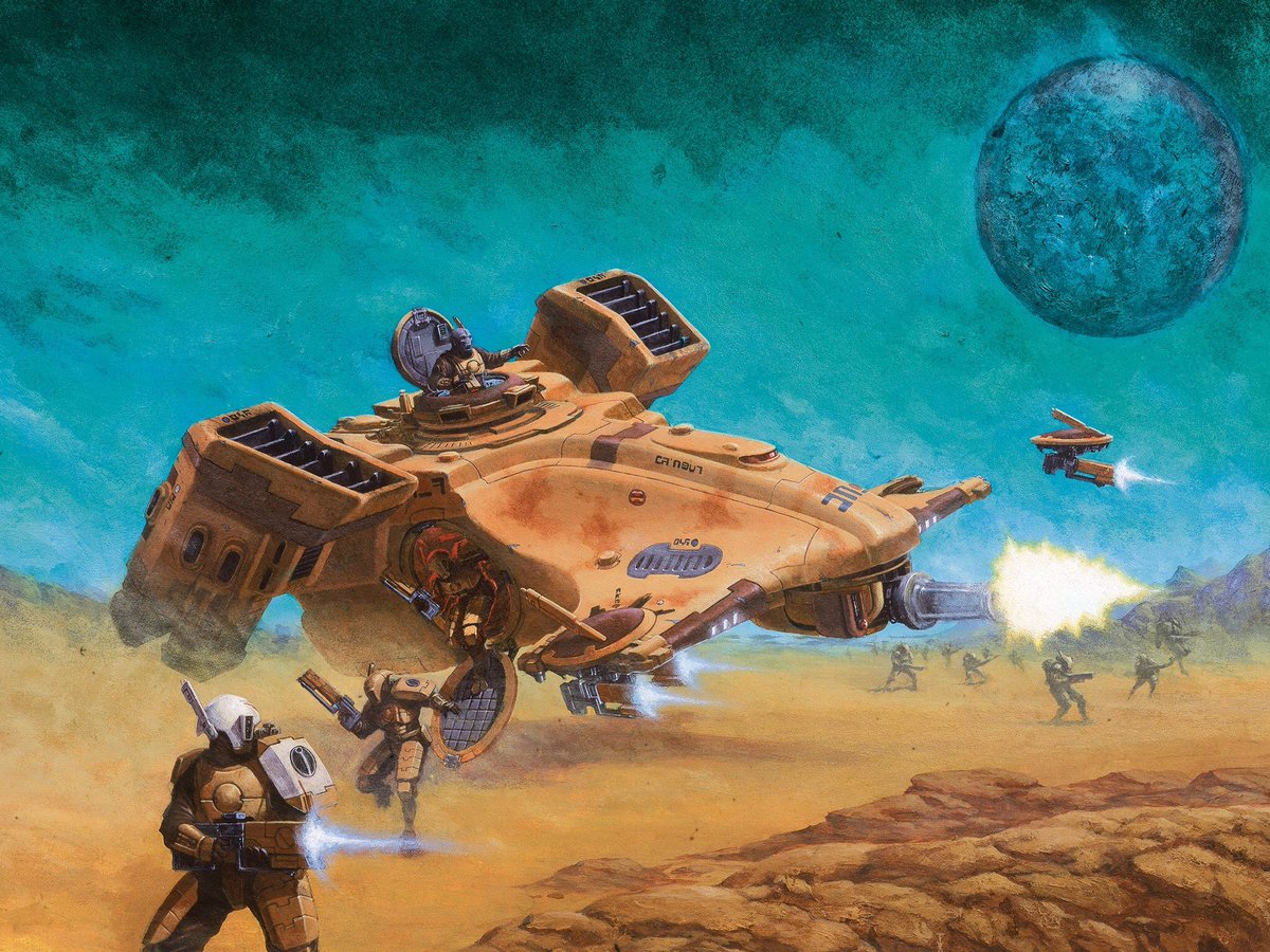 TheSlowPainter's tweet photo. Classic #Tau artwork just hits different.
S'till tempting to pick up some T'au minis, even all these years after their release in 3rd ed #warhammer40k.
I think its something their more modern interpretations have evolved from but have lost the essence of along the way. https://t.co/LvAmoJEnRa