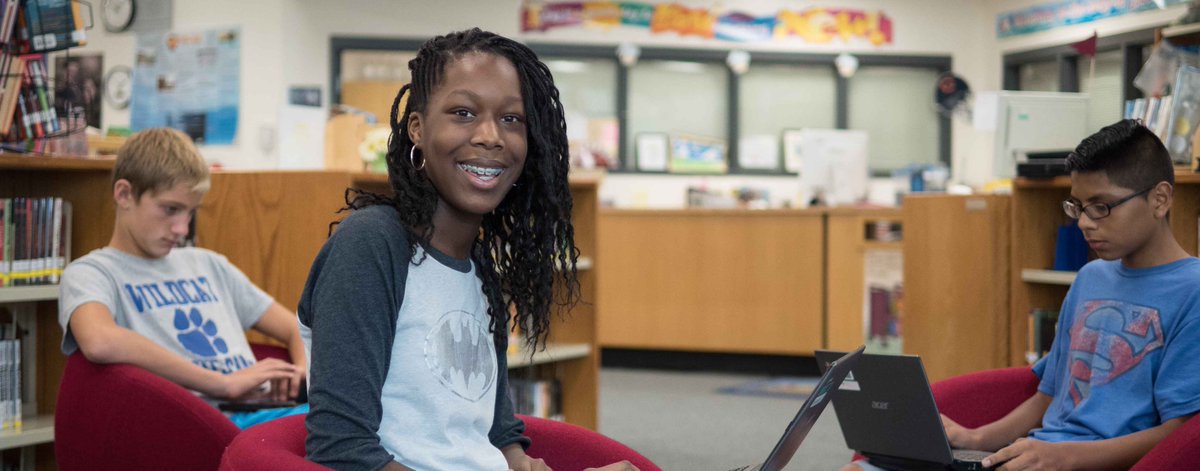 CCSD21InfoServ's tweet photo. This week is the 10th anniversary of student Chromebooks in CCSD21!
What started as an ambitious initiative for middle schoolers has become a critically important tool for all students.
We can't wait to see what the next 10 years will bring!
#21Learns https://t.co/BJbCDuxhhF