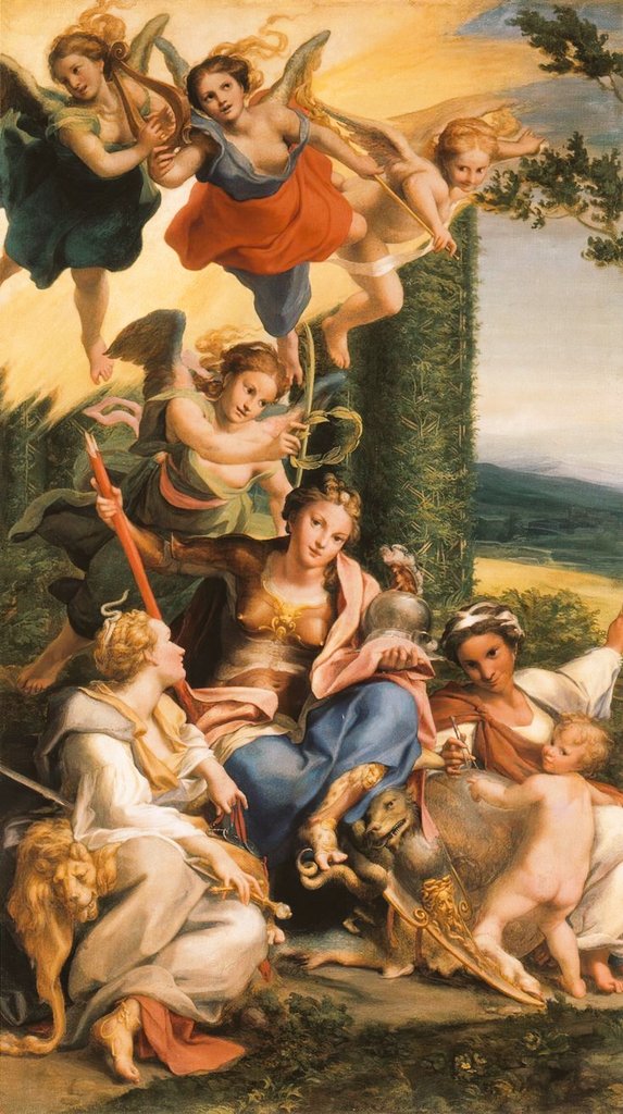 _rjardon's tweet photo. "Allegory of the virtues" by #Corregio (1489-1534) / Italian Rennasaince #fineart https://t.co/HcKcwSdqXH