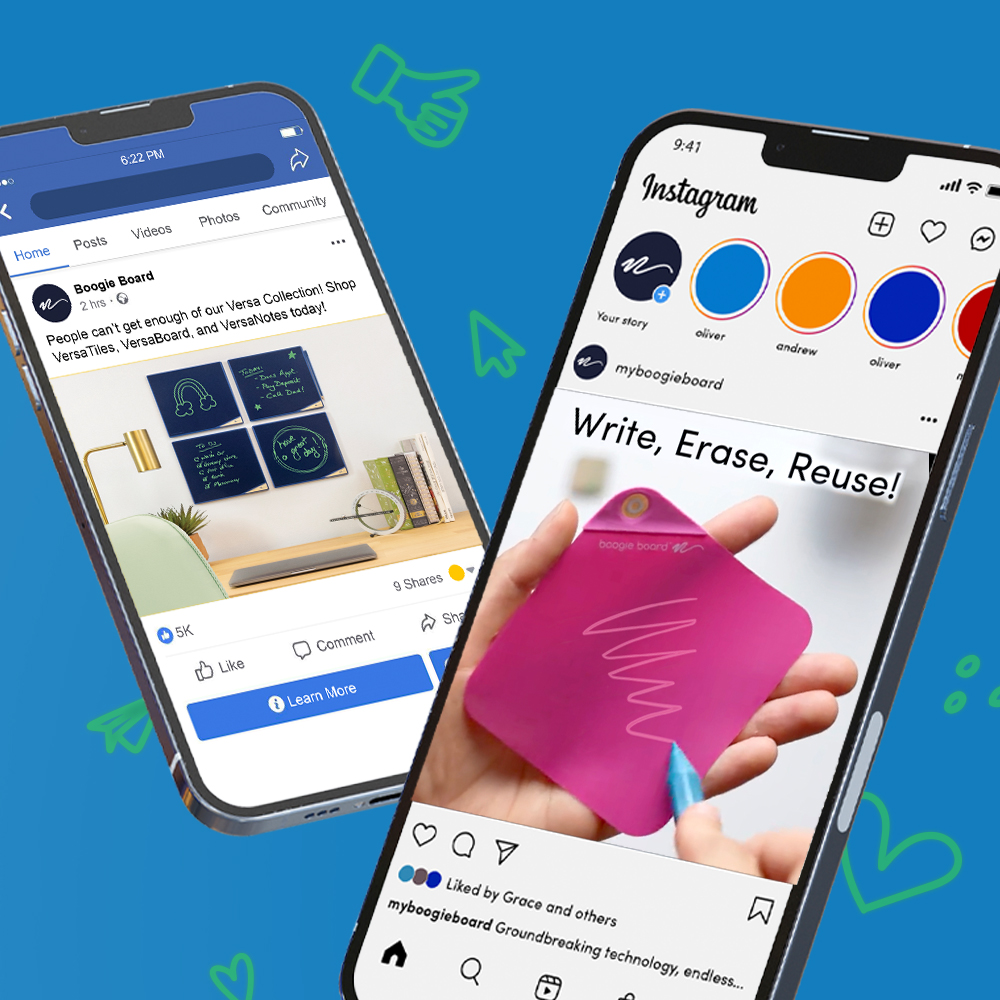 We’re kicking off 15% savings on our social media famous Versa essentials. From millions of video views to influencer recommendations, these reusable writing products are getting all the hearts. ❤️❤️ myboogieboard.com/sale