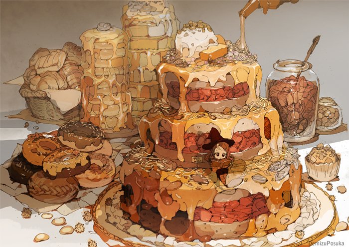 food food focus hat witch hat solo cake jar  illustration images