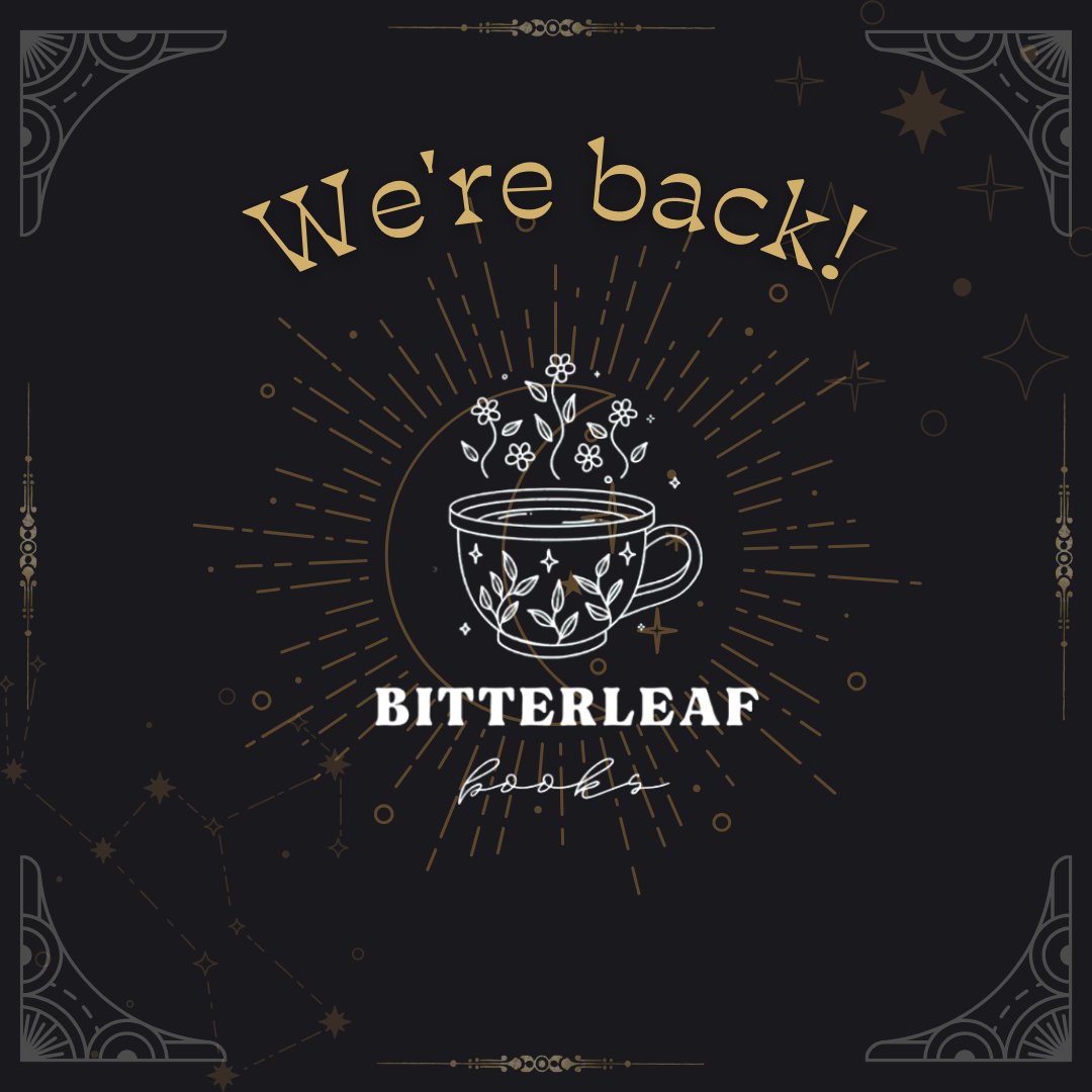BitterleafBooks's tweet photo. It's been a long time coming, but the Bitterleaf Books team has reunited! ✨️

The team is excited to announce that our next project will be publishing our very first novel! 

Details on submissions and extra surprises are on the way 👀 https://t.co/UHqb1i5yVT