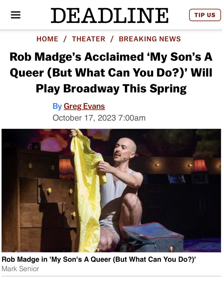 I’M GOING TO BROADWAY 😭