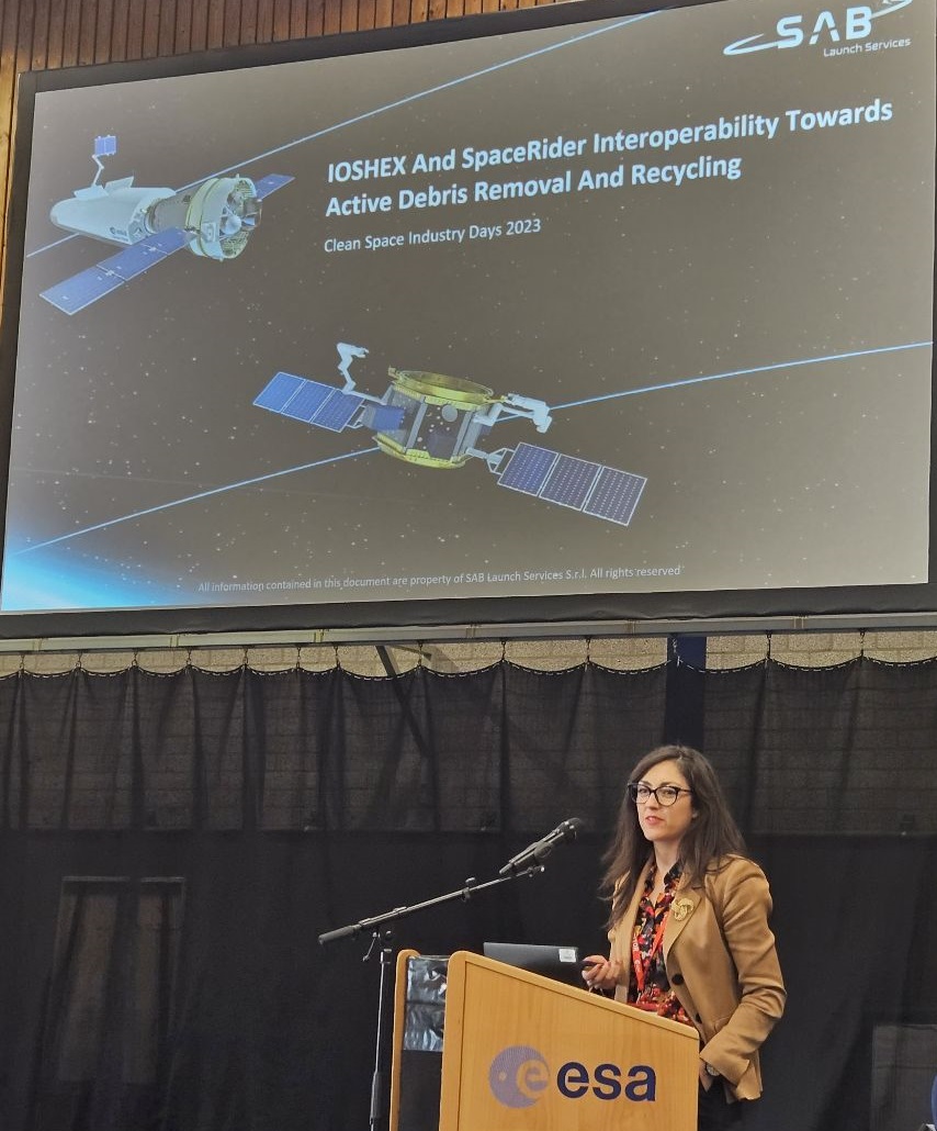 SAB Launch Services (@sab_ls_official) on Twitter photo Hope you followed Inna Uwarowa's presentation "IOSHEX AND SPACERIDER INTEROPERABILITY TOWARDS ACTIVE DEBRIS REMOVAL AND RECYCLING"!
We'd be happy to discuss launch and in-orbit services
collaborations: get in touch.
#IOSHEX #SPACERIDER
#CleanSpace2023 #ADR #IOS <a href="/esa/">European Space Agency</a> Hope you followed Inna Uwarowa's presentation "IOSHEX AND SPACERIDER INTEROPERABILITY TOWARDS ACTIVE DEBRIS REMOVAL AND RECYCLING"!
We'd be happy to discuss launch and in-orbit services
collaborations: get in touch.
#IOSHEX #SPACERIDER
#CleanSpace2023 #ADR #IOS <a href="/esa/">European Space Agency</a>