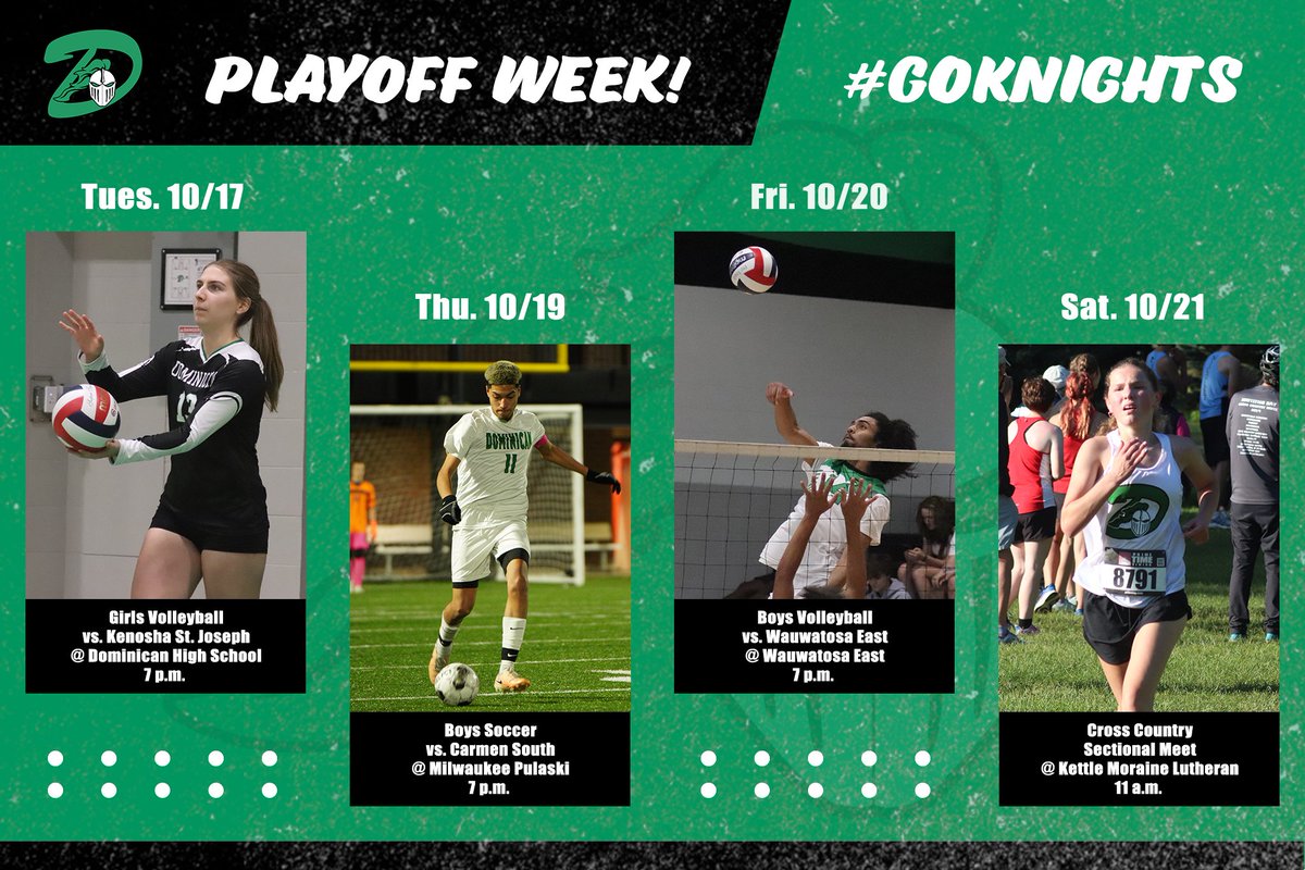 DominicanHS's tweet photo. It's Playoff Week! Let's go Knights! https://t.co/1NQzZ2nt2L