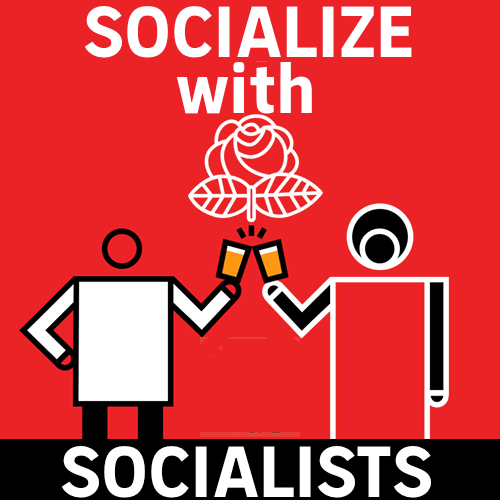 TONIGHT, ⭐️two things⭐️. Meet DSA regional field organizer at CWA Union Hall for Building a Mass Socialist Org training, 1415 Elm St. 5-7 pm. After, join us at ⭐️Schulz Bräu⭐️for camaraderie &amp; fellowship, 126 Bernard Ave, 7 pm and on. ALLIES WELCOME AT EITHER OR BOTH EVENTS🍻🌹