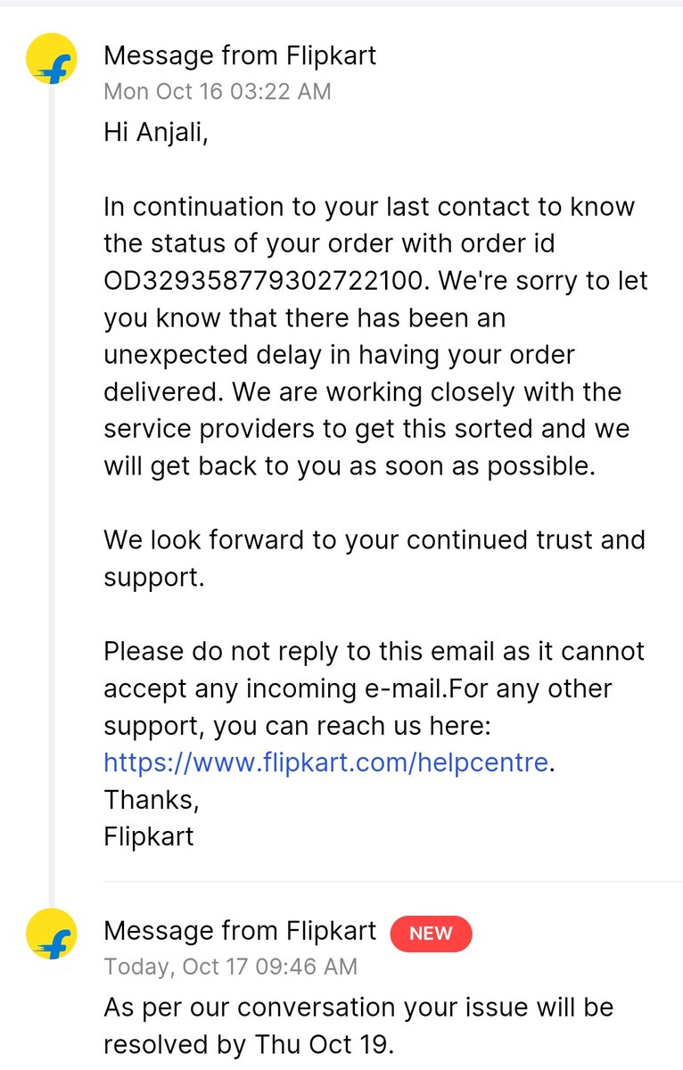 iNikhilMohan's tweet photo. @flipkartsupport @Flipkart it's so funny being a Flipkart + member, paying for premium services nd getting regular cancellation nd delayed deliveries. Many customers like us are wasting their money and time both on these so called scams. https://t.co/hZQs6BjCni