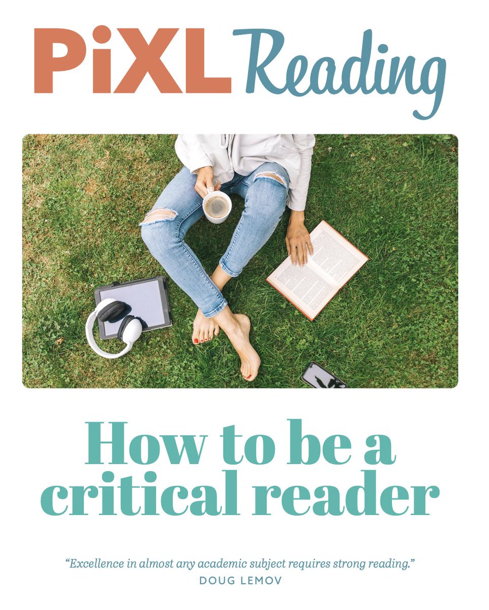 ThePiXLNetwork's tweet photo. If you're in a #post16 setting and are finding that your students need some support with critical reading, you can use the #PiXLReading materials to support your students with their transition into these skills 💫
👉https://t.co/qqcURk54aZ
#EduResource https://t.co/41rZrAw5Me