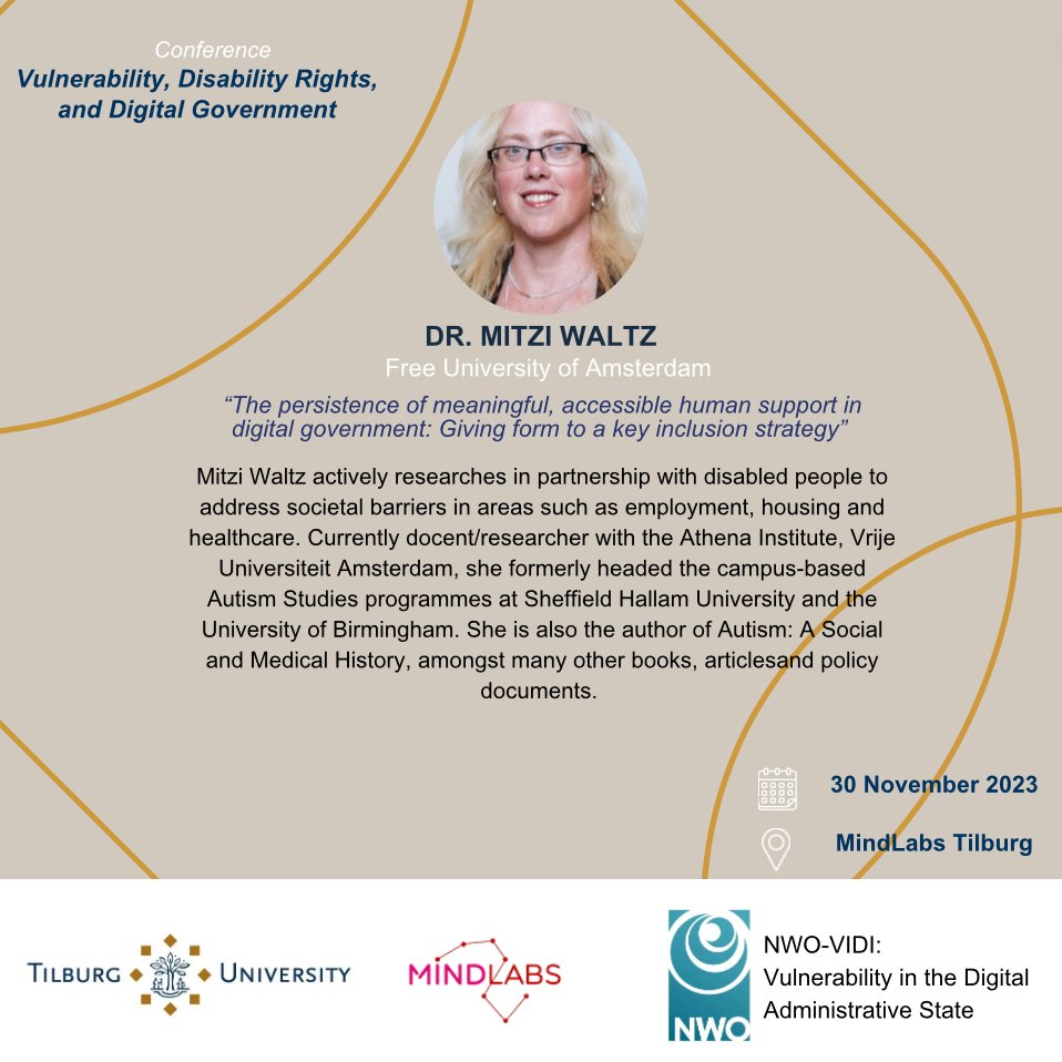 Digi_Admn_State's tweet photo. 🔔We are thrilled to announce Panel #1 on Disability and the digital but mostly honoured to be joined by such amazing speakers:
1.  Dr. Paul van Trigt
2. Dr. Jannice Käll
3. Dr. Mitzi Waltz
4. Prof. Ingunn Ikdahl

Sign-up link: 
https://t.co/y2xxkRQMqJ https://t.co/6AOMNQEWEo