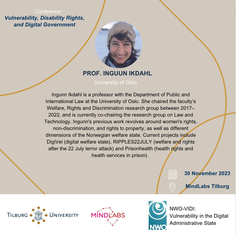 🔔We are thrilled to announce Panel #1 on Disability and the digital but mostly honoured to be joined by such amazing speakers:
1.  Dr. Paul van Trigt
2. Dr. Jannice Käll
3. Dr. Mitzi Waltz
4. Prof. Ingunn Ikdahl

Sign-up link: 
docs.google.com/forms/d/e/1FAI…