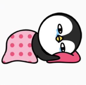 from_cch's tweet photo. [231017 🆕💬]

🅱️: nyu, why haven’t you been eating pizza recently?! did you get sick of it???!!

🐧 what???
🐧 i uploaded a photo of pizza the other day though??
🐧 ha…
🐧 i need love… 
🐧 (*crying penguin sticker)
🐧 it seems that you didn’t check my insta… https://t.co/uBcEEzkYC1