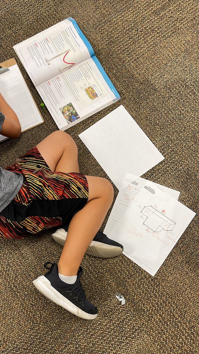 Mrs. Chiello’s 5th graders preparing to discuss the Solve It and Reflect from their Math In Action! <a href="/iReady/">i-Ready</a> <a href="/WaukeshaSTEM/">Waukesha STEM</a> <a href="/JChiello1/">Jenny Chiello</a>