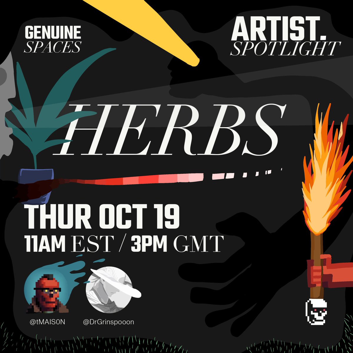 Our very first ARTIST SPOTLIGHT w/ <a href="/DrGrinspooon/">Herb</a>