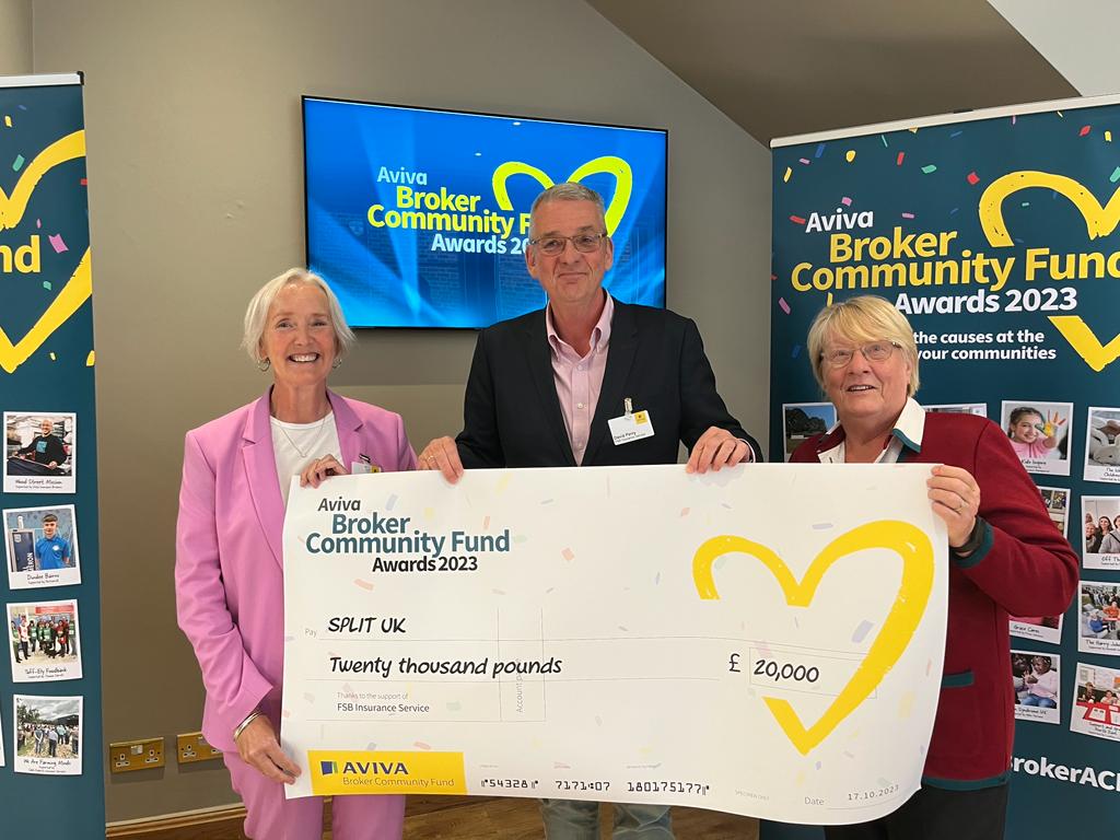 🎉🥂 We've secured a whopping 20k for our chosen charity for the year SPLIT UK at todays <a href="/AvivaBrokerUK/">Aviva Broker UK</a> #comfund event hosted at @hacevents thank you so much! And for a really great cause! 

 #BrokerACF #HereForBrokers