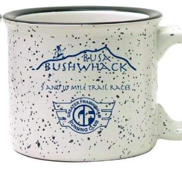 Have you signed up for the best #trail race in Metrowest? All participants get this cool #campmug ! And there will be soup to go in it! Sign up here: gfrcrun.org/bushwhack/bush…. #comerunwithus ! #GFRC