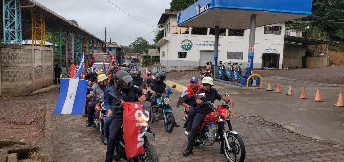 JeanCarlossNic's tweet photo. #Bocay ||| Diana en celebración al 44 Aniversario del Ministerio de Gobernación y el día Nacional del Bombero Nicaragüense.

#PLOMO19 
#ComunicadoresJinotegaNorte https://t.co/0kMgJYD2jd