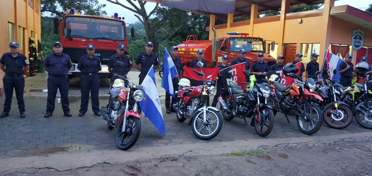 JeanCarlossNic's tweet photo. #Bocay ||| Diana en celebración al 44 Aniversario del Ministerio de Gobernación y el día Nacional del Bombero Nicaragüense.

#PLOMO19 
#ComunicadoresJinotegaNorte https://t.co/0kMgJYD2jd