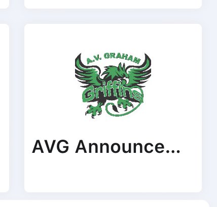 AVG families, please check the AVG announcements group in Edsby to stay up-to-date with what’s happening at school.