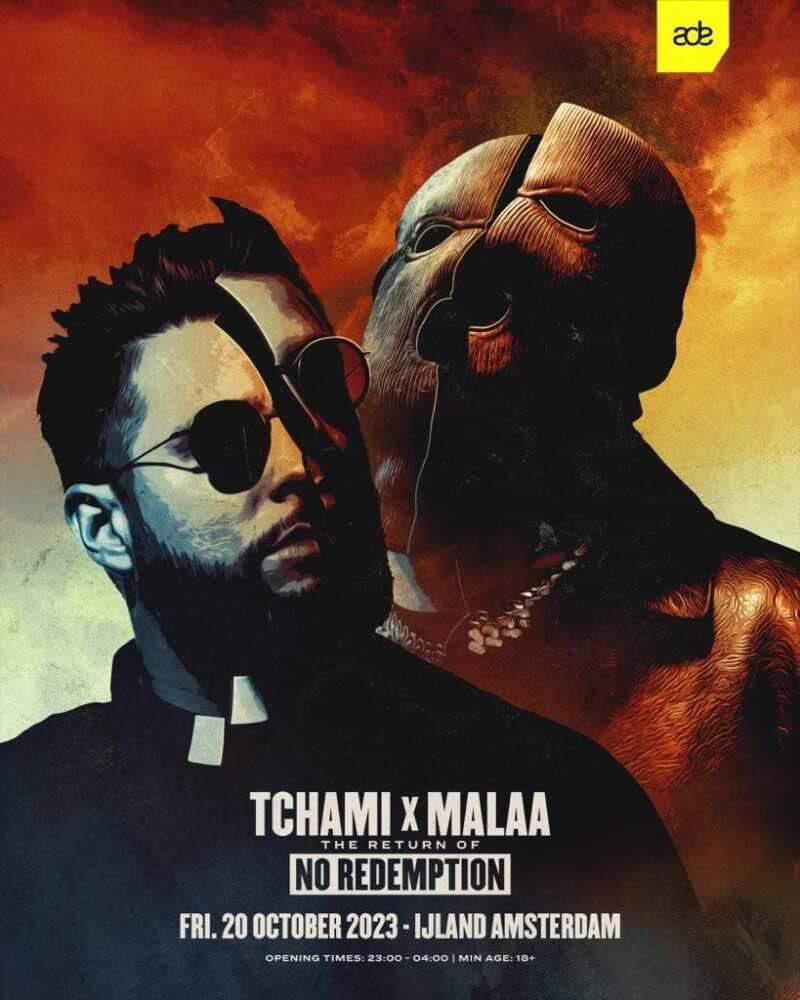 1. The return of No Redemption

Le mythique duo <a href="/iamTchami/">TCHAMI</a> et <a href="/Malaamusic/">Malaa</a> se reforme cette année, et leur premier show sera à l'ADE ! Ça se passe au Ijland avec <a href="/Kohmimusic/">KOHMI</a> , et un b2b entre <a href="/nostalgixmusic/">☆ Nostalgix ☆</a> et Capozzi 🖤🤍