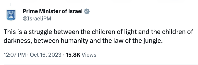 Any leader of any country who says something like this is extraordinarily dangerous.