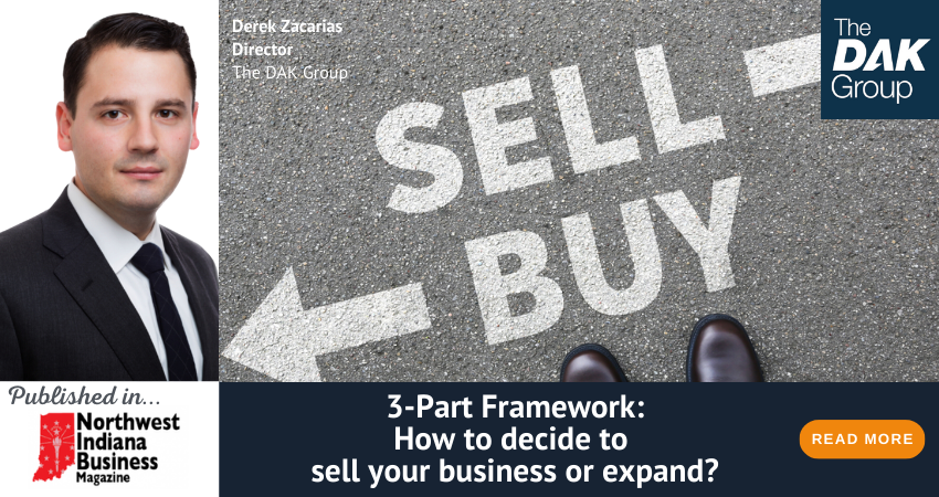 TheDAKGroup's tweet photo. Despite a sluggish start in M&amp;A this year (down 25%), a substantial uptick is anticipated in the next 12 mo. giving entrepreneurs an opportunity to sell or expand. DAK Director, Derek Zacarias, reveals 3 factors that every bus. owner should consider https://t.co/ebGrQwNJCr https://t.co/RXOer2Orm1