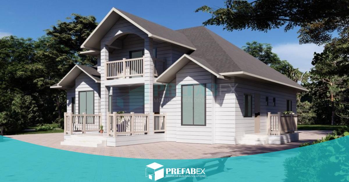 PrefabexLtd's tweet photo. Prefabex has finished the construction of a light gauge steel villa in Jordan, which is unique in its kind. It offers a total area of approximately 196 square meters, distributed over two floors.

#prefabvillas #modularhomes #modern #Jordan #lightsteel https://t.co/dM3wQXJtm2