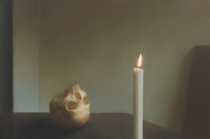 notmarlboroman's tweet photo. @glassolivesfw Perfect setting for my favorite Gerhard Richter painting… https://t.co/1RZP002B4D