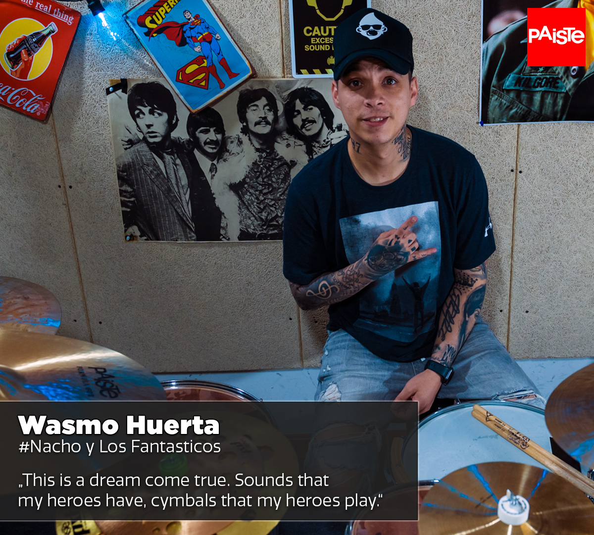 For Paiste Artist Wasmo Huerta a dream came true. Who’s also been playing Paiste from an early age? ❤️

#paistecymbals #paiste #cymbals #paisteartist #paistefamily