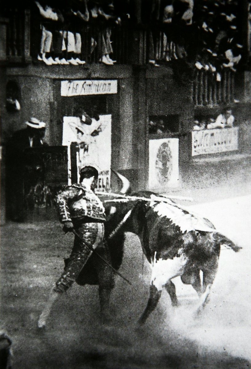 Joselito toreó en Lima meses antes de su muerte. [1895-1920.]