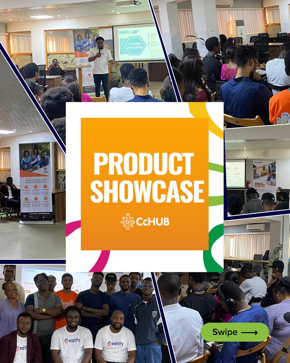 Cc_HUB's tweet photo. During the October edition of Product Showcase, we hosted Emmanuel Egba the co-founder of @edtify_ .

Edify offers a comprehensive solution for #educators, schools, institutions, and creators to launch personal #edtech products in minutes by simply selecting from...👇

1/3🧵 https://t.co/OpVwo8lfaG
