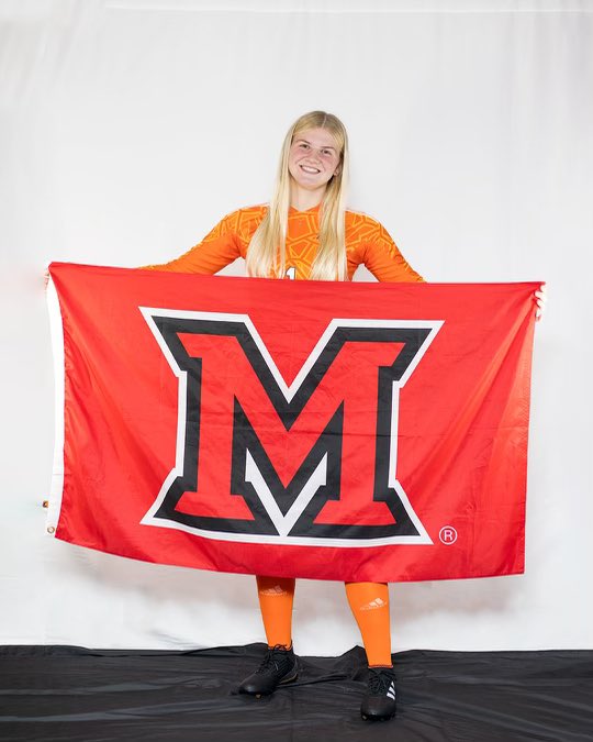 Anneliese_GK's tweet photo. I’m thrilled to announce my verbal commitment to Miami University to play D1 soccer and further my academic career! Thanks to my family, friends, coaches, and teammates for supporting me throughout my entire journey. And a huge thank you to the Miami coaching staff! Go RedHawks!! https://t.co/9UlGbXqAT5