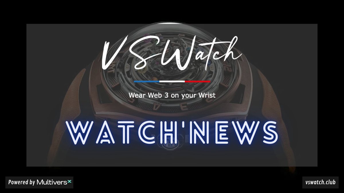 VSWatch | MultiversX ⌚️ tweet media