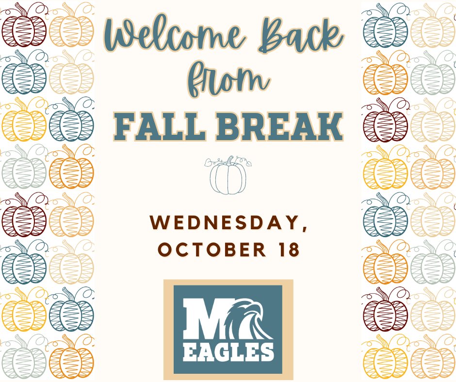 Looking forward to welcoming everyone back from Fall Break tomorrow! Excited to get Second Quarter underway!
#WeAreMILFORD
<a href="/Milford_Super/">MilfordSuper</a>