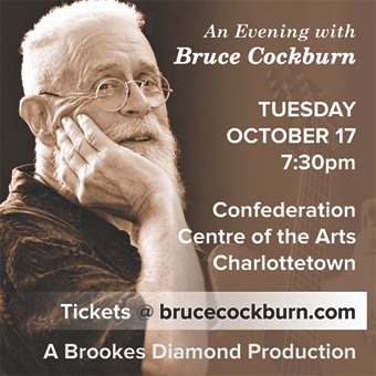 wendyphillipspr's tweet photo. Prince Edward Island! TONIGHT Canadian musician Bruce Cockburn performs live at the Confederation Centre of the Arts. If you want to go, there are still tickets available here: https://t.co/40h1cicKN1 #brucecockburn https://t.co/QGwAkJrIGf
