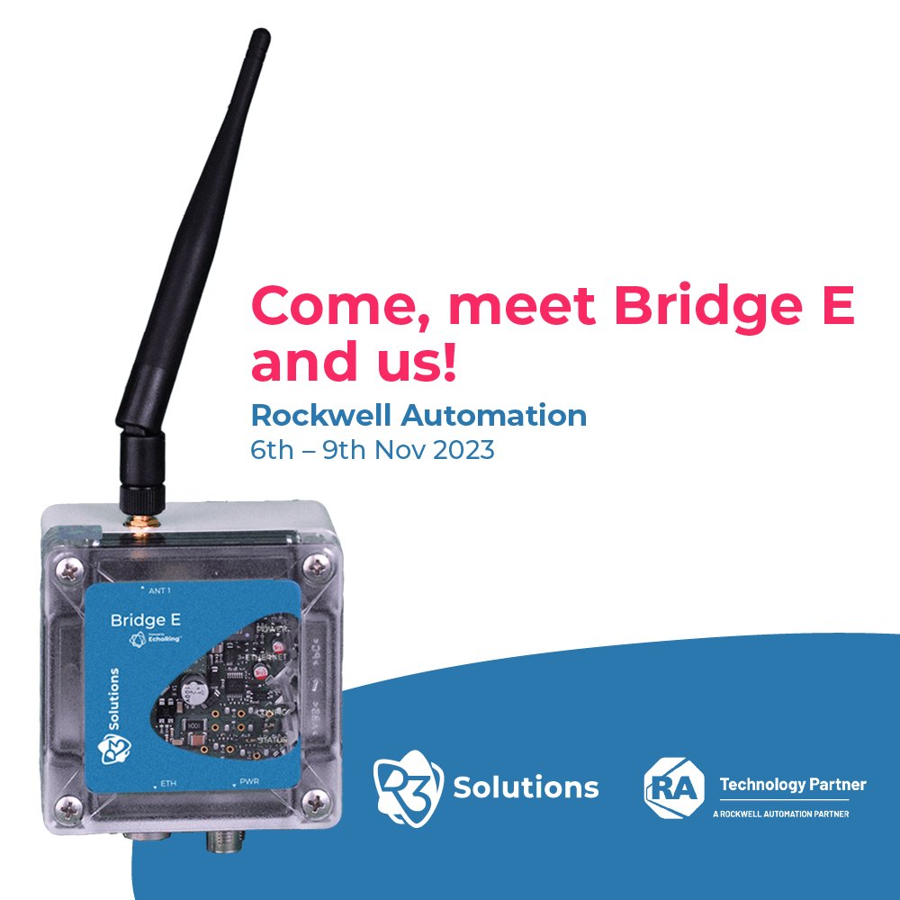 R3Coms's tweet image. Immerse yourself into the captivating world of #innovation at Rockwell Automation in just a few weeks! We'll be showcasing our #BridgeE. Register now and meet us on-site!
Get your ticket here events.rockwellautomation.com
 
#ROKevents #urllc #industrialwireless #industrialautomation