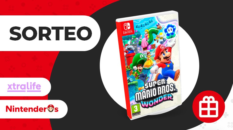 ¡Sorteamos una copia de Super Mario Bros Wonder para Nintendo Switch! 1⃣ Sigue a @xtralife_es y @Nintenderos 2⃣ RT aquí ¡Suerte! - nintenderos.com/2023/10/sortea…