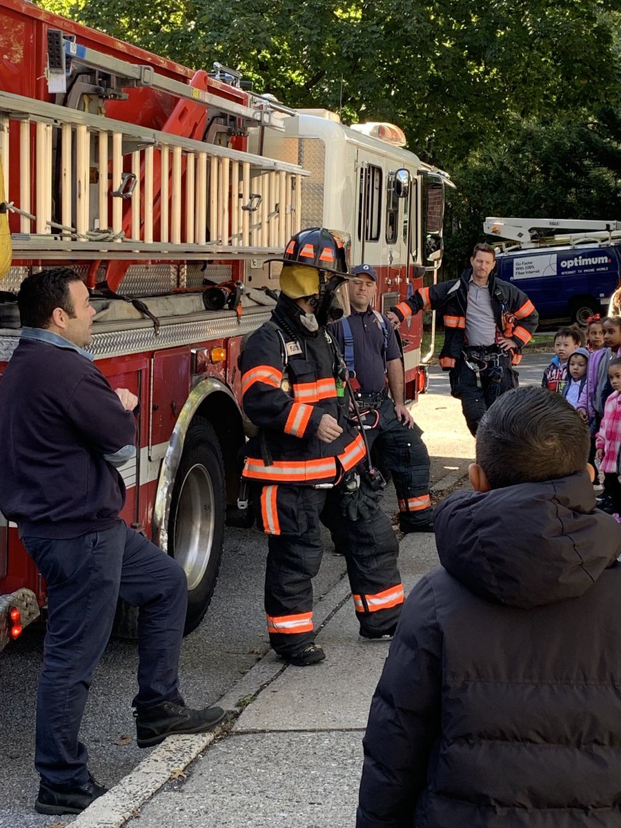 Thank you Yonkers Fire Department for helping us learn about fire prevention and safety