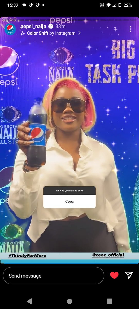 ESE909's tweet photo. CeeC spotted today at the price giving presentation #BBNaija #BbnaijaAllstars 
ANTICIPATING THE BIG 31
SPARTANS GOT CEEC 
#Ceec
#Ceecthelegend31 https://t.co/MeSl0pqPLG