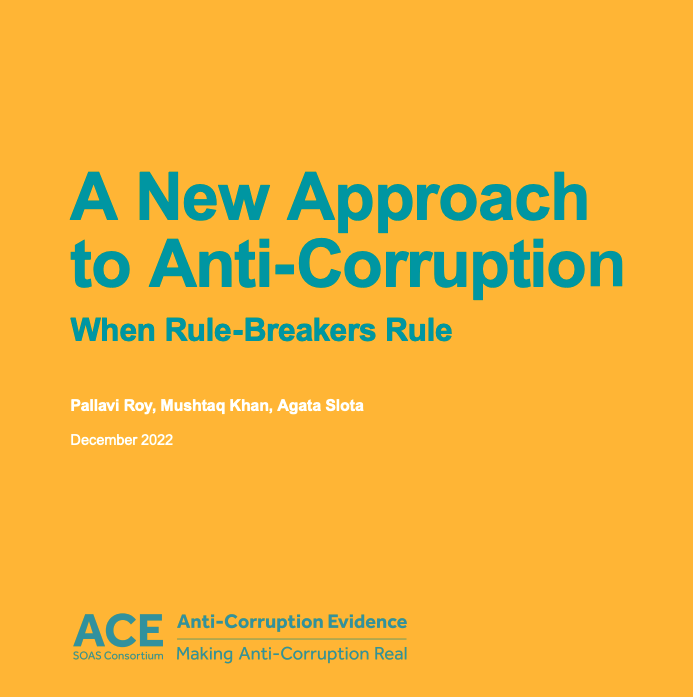 This toolkit provides a step by step guide to analysing #corruption problems and developing realistic and effective #anticorruption strategies in contexts where the rule of law is weak ace.soas.ac.uk/publication/a-… @mushtaqkhan100 @RoyPallavi2 #governance #accountability