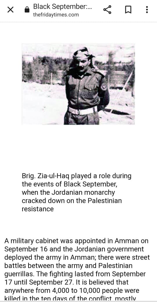AltafHussain_90's tweet photo. Black September and 
Slaughter of Palestinians
۔۔۔۔۔۔۔۔۔۔۔۔۔۔۔۔۔۔۔۔۔
17، اکتوبر2023ء

جیسا کہ میں اپنے گزشتہ ٹوئٹس اور ٹک ٹاکس میں اسرائیل اور فلسطین کے تازہ تنازعے پرحقائق کی روشنی میں اپنے خیالات کااظہار کرتا رہا ہوں، اُسی طرح آ ج بھی میں پاکستان میں تعلیم حاصل کرنے والے تمام طلباء وطالبات اور نئی نسل کے نو جوانوں کو بتانا چاہتا ہوں کہ فلسطین کے عوام 1948ء سے لیکر آج تک جس زبوں حالی کا شکارہیں اُس سے نہ صرف پوری دنیا واقف ہے بلکہ وہ تاریخ کا حصہ بھی بن چکے ہیں۔
آج میں، پاکستان کے طلباء وطالبات اور تمام نوجوانوں سے ایک سوال پوچھتا ہوں کہ فلسطین کے عوام کی زبوں حالی میں کیاپاکستان کا کوئی ذرّہ برابرحصہ ہے یا نہیں ہے ؟

آپ کا جوبھی جواب ہواُس سے مجھے براہِ مہربانی آگاہ کردیجئے گا۔

اب میں یہاں پاکستان کے تمام طلباء وطالبات ، تاریخ کے طالبعلموں خصوصاً نئی نسل کے نوجوانوں کے علم میں ایک افسوسناک حقیقت لاناچاہتا ہوں کہ بلیک ستمبر (Black September) جسےعربی زبان میں ''اَیلول الاسوَد'' (Aylul Alaswad) بھی کہاجاتا ہے ،کی اصطلاح کا استعمال اُس سول وار کیلئے کیاگیا ہے جواُردن ملک میں ستمبر1970ء سے شروع ہوکر جولائی 1971ء کو ختم ہوئی ۔ اُردن کے اند ریہ خانہ جنگی (Civil war) دوبڑے گروپوں کے درمیان تھی ، ایک گروپ ''اُردنی آبادی'' اور دوسرا گروپ ''فلسطینی عوام'' پر مشتمل تھا۔ ''فلسطینی عوا م'' والا گروپ اُن فلسطینیوں پرمشتمل تھا جو فلسطین لبریشن آرگنائزیشن یعنی 
Palestine Liberation Organisation (PLO) میں شامل تھے جس کے سربراہ یاسر عرفات تھے جبکہ ''اُردنی آبادی'' والے گروپ میں مقامی اُردنی عوام شامل تھے جن کے ساتھ اُردنی مسلح افواج تھیں جن کی قیادت بادشاہ حسین بن طلال کررہے تھے۔

اُردن کے بادشاہ حسین بن طلال نے پاکستان سے درخواست کی کہ وہ اُردنی فوج کو مزید ٹریننگ دینے اورفلسطینیوں کے خلاف جنگ میں ساتھ دینے کیلئے پاکستانی فوج بھیجے لہٰذا پاکستانی فوج کی ہائی کمان کے فیصلے کے مطابق فوج کا ایک دستہ تشکیل دیا گیا جوکہ اُس وقت کے بریگیڈئیر محمد ضیاء الحق (سابقہ ملٹری ڈکٹیٹرجنرل ضیاء الحق ) کی سربراہی میں دیگر فوجی ایکسپرٹس کے ساتھ اُردن بھیجاگیا جہاں پاکستانی فوج کے دستے نے بریگیڈئیر محمد ضیاء الحق کی کمان میں اُردن کی فوج کے ساتھ مل کر فلسطینیوں کے خلاف جنگ میں بھرپورحصہ لیا جس کے نتیجے میں ہزاروں فلسطینی مرد ، عورتیں ، نوجوان حتیٰ کہ معصوم معصوم بچے تک شہید کردیئے گئے اور اُردن سے تمام فلسطینیوں کو باہر نکال دیاگیا ۔
محمد ضیاء الحق کی اِن خدمات کے صلے میں اُنہیں اُردن کے بادشاہ کی جانب سے مختلف انعامات واکرامات کے ساتھ ساتھ اُردن کے سب سے بڑے قومی اعزاز سے بھی نوازا گیا۔ اِس کا مطلب صاف ہے کہ فلسطینی عوام کے قتل عام میں پاکستانی فوج کا دستہ بھی شامل تھا ۔

میری موجودہ چیف آف آرمی اسٹاف جنرل عاصم منیر صاحب سے مؤدبانہ درخواست ہے کہ وہ جلد ازجلد کوئی ایسا فوجی قانون بنائیں کہ آئندہ پاکستانی فوج کا کوئی جنرل ، افسر یافوجی دستہ کسی اور ملک کے مفادات اور معصوم وبے گناہ افراد کے قتل عام کیلئے بیرون ملک نہ بھیجا جاسکے ۔ 

احقر 
الطاف حسین 
بانی وقائد متحدہ قومی موومنٹ
17، اکتوبر2023ء
(لندن)

Email: mqm@mqm.org
Website: https://t.co/dKZOMY8oI7
Phone: 0044 208 9527300
@OfficialDGISPR