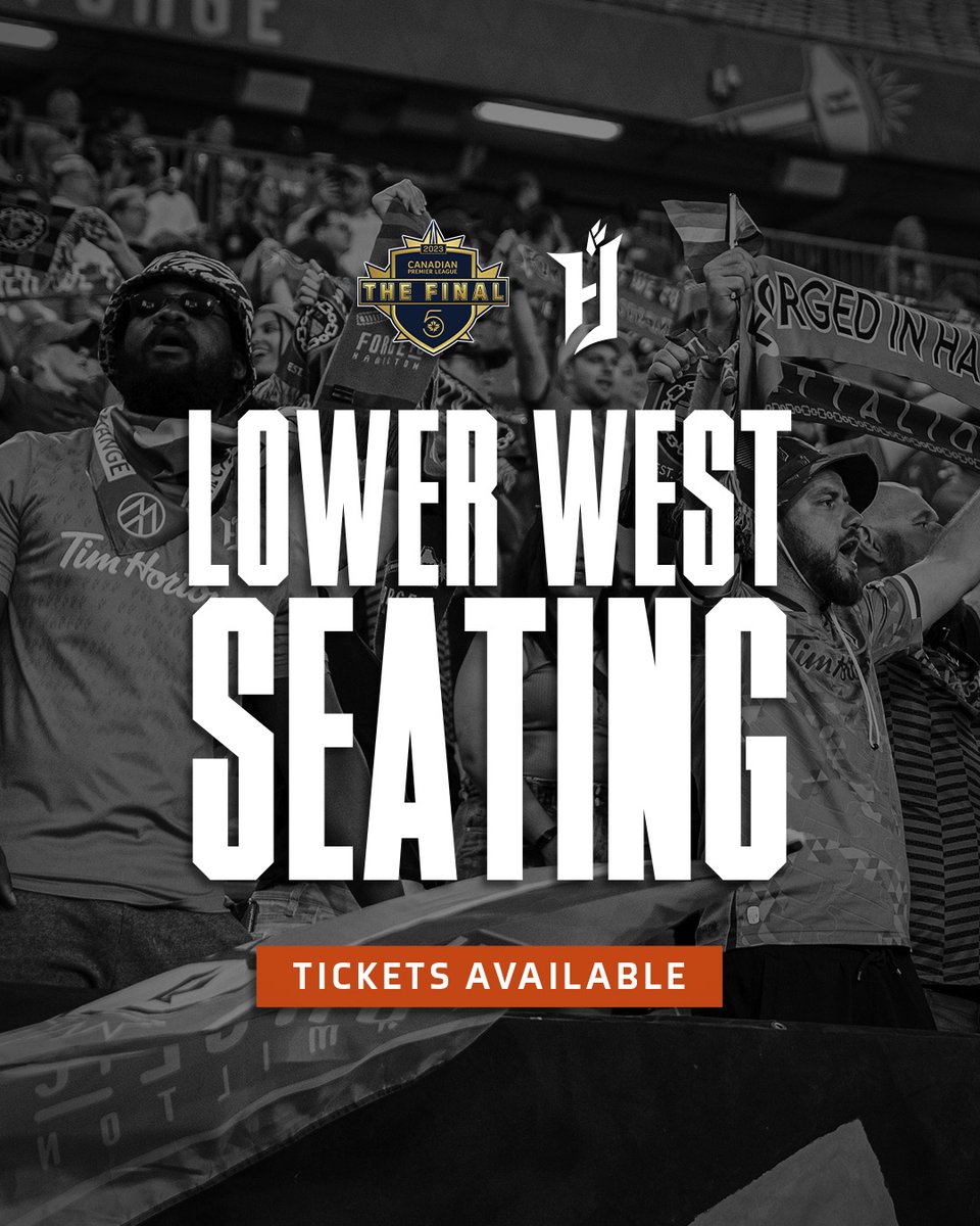 Due to high demand, we are opening the west stands of @TimHortonsField for the 2023 CPL Final! 🏆 Get your tickets now! 🎟️| bit.ly/23FFCPlayoffs #ForgeFC | #CanPL