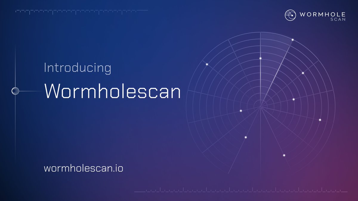 Introducing Wormholescan, your primary resource for navigating and querying the @wormholecrypto ecosystem 🔎🌪️