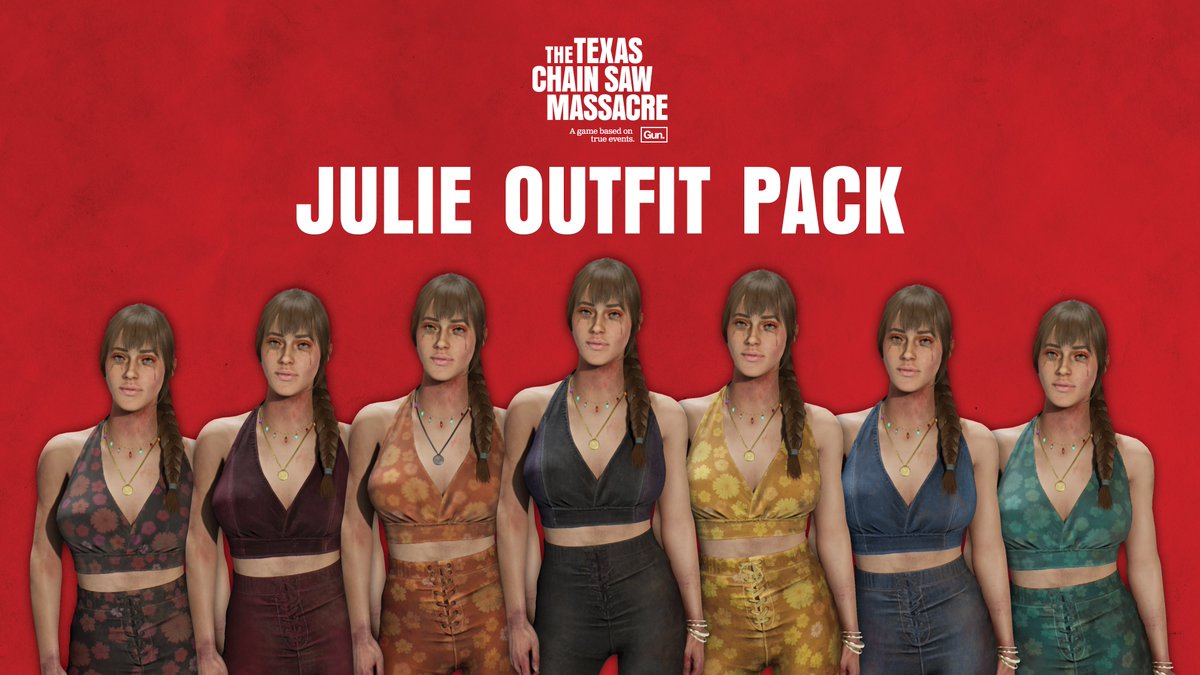 Hey, what's this... a new Julie Outfit Pack is on it's way to The Texas Chain Saw Massacre.