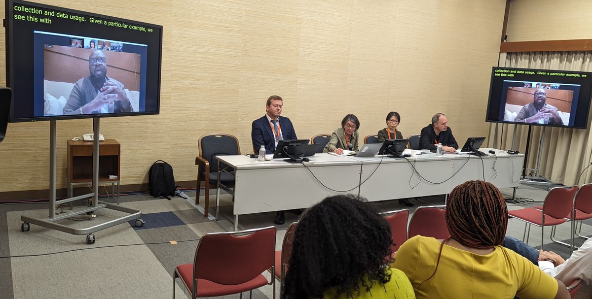 GIZAfricanUnion's tweet photo. ๐ก"The African Union Approach on Data Governance" at #IGF2023
@_AfricanUnion & GIZ held a session on the AU #DataPolicyFramework and its implementation. Discussions centered around the AU's efforts to integrate #data governance within the #AfCFTA Digital Trade Protocol. https://t.co/C0i0etaPEd